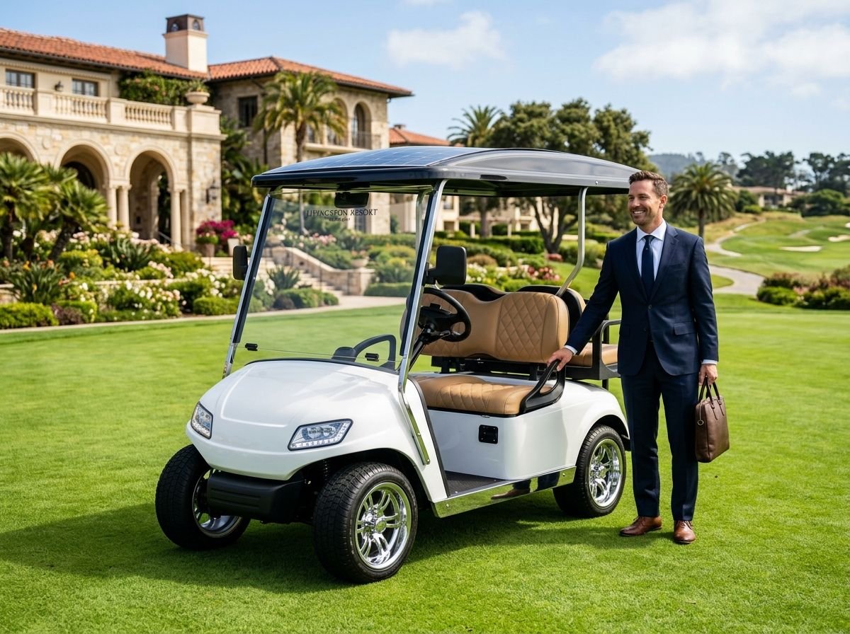 Astra & Advik Solar Golf Cart at Heritage Resort